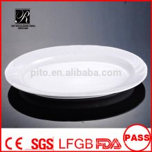 Wholesale porcelain /ceramic fish plate servicing plate